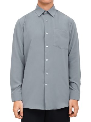 Kemeja Grey Iris Air Shirt