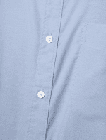Kemeja Maya Blue Mandarin Oxford Shirt